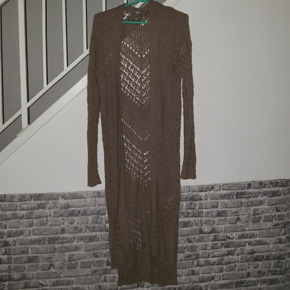 Dkny Long Threaded Cardigan